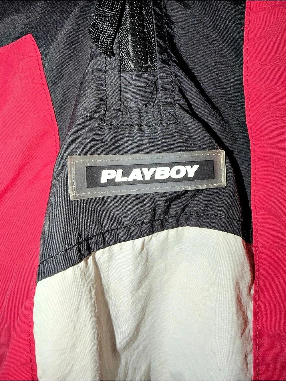 Playboy by PacSun Color Block Windbreaker Size Medium